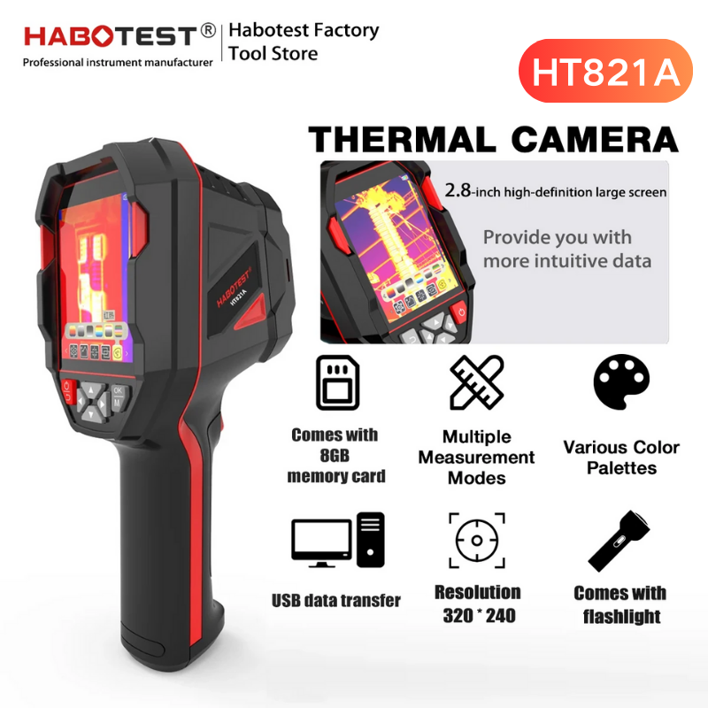 Thermal Imaging Camera Pcb Repair - HABOTEST HT821A 充電式サーマルイメージングカメラ -20 ℃ ~550
