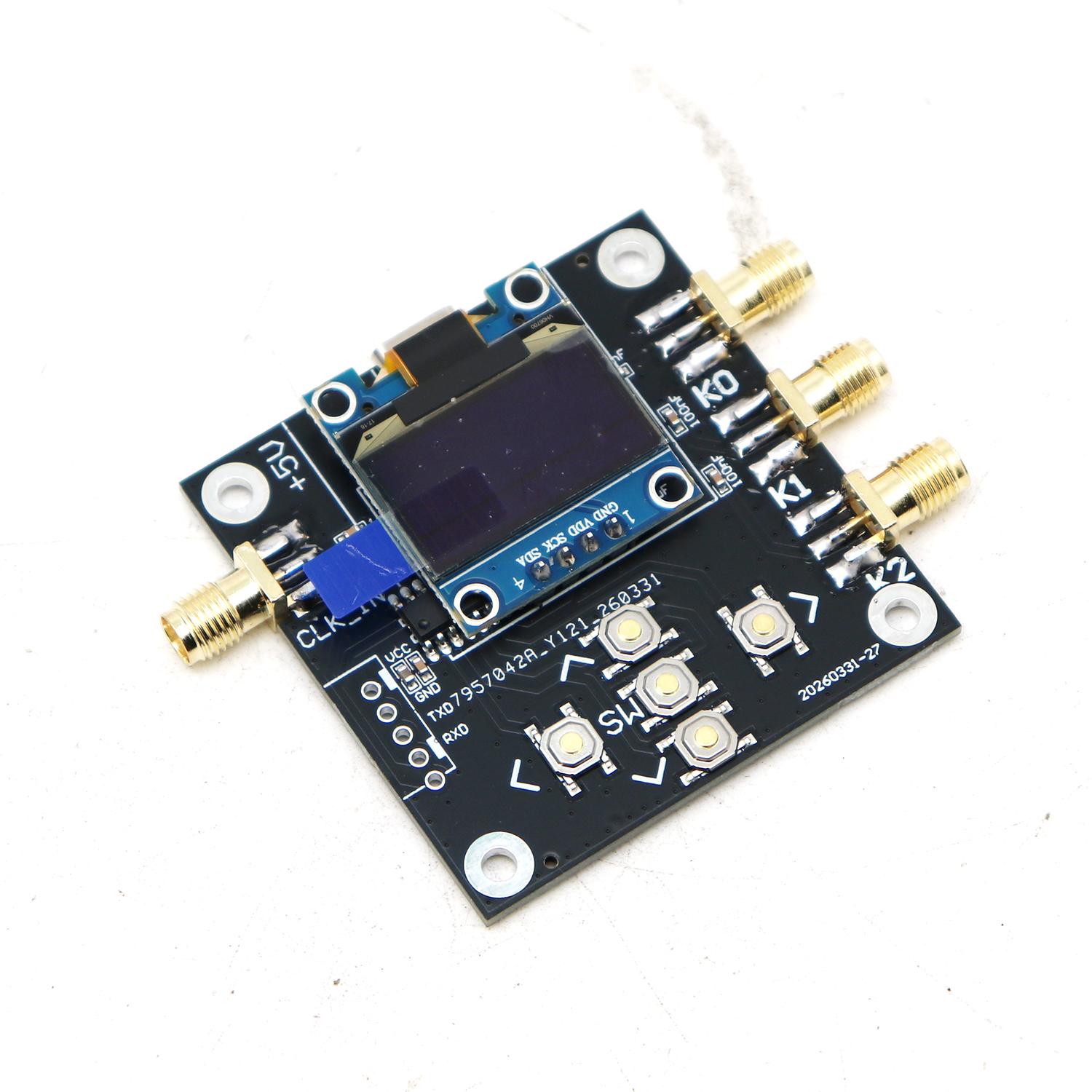 Signal Generator Spectrum Analyzer - USB SI5351 クロックジェネレーター 2.5kHz-200MHz 方形波 SMA