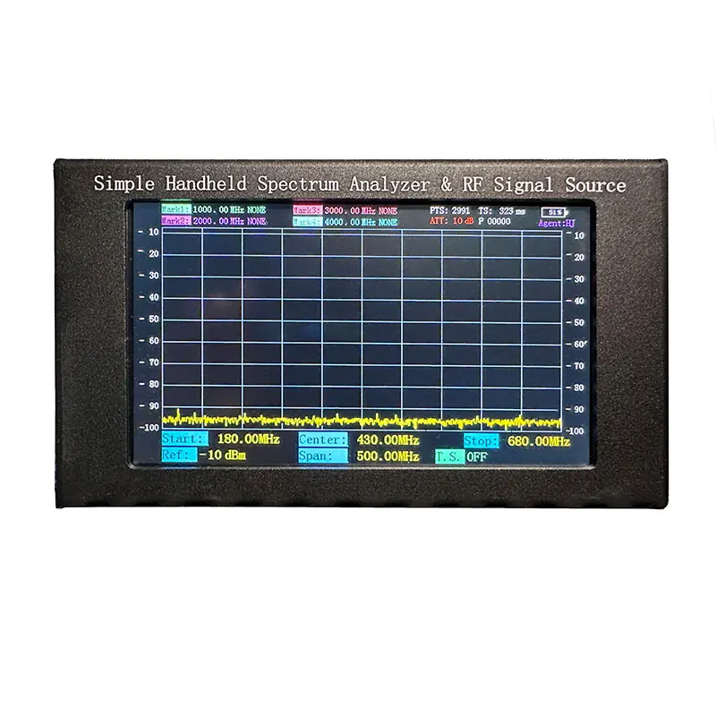 Signal Generator Spectrum Analyzer - ZQ6 6G シンプルなハンドヘルドスペクトラムアナライザ＆トラッキングジェネレータ＆信号源（4.3インチタッチスクリーン搭載）