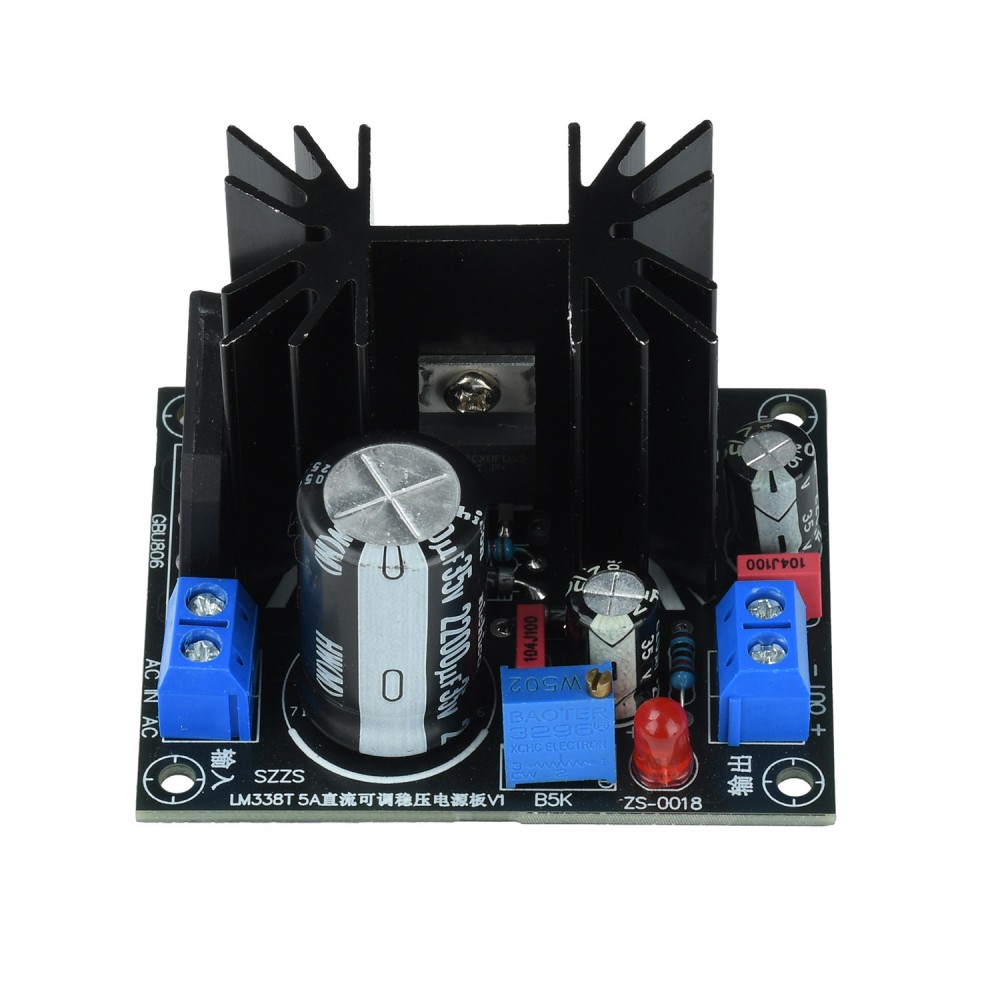 Linear Lab Power Supply Adjustable - LM338T リニア調整可能な電圧レギュレータモジュール AC0-24V DC0-35V 入力 DC1.5-30V