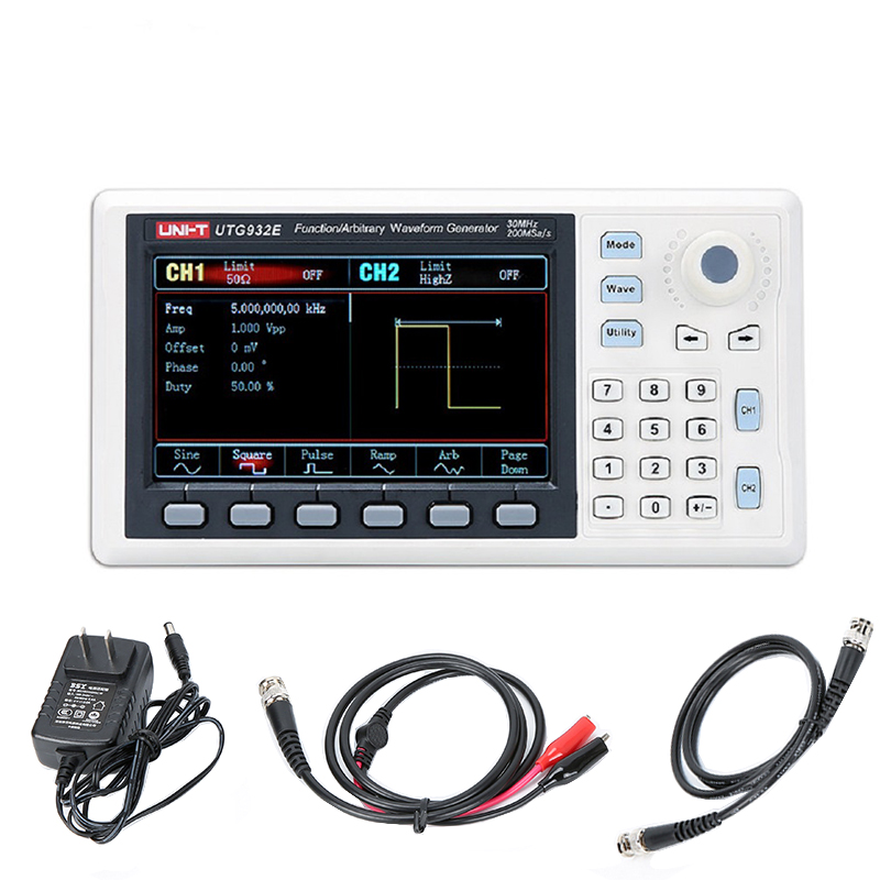 Function Arbitrary Waveform Generator - UTG962E 機能任意波形発生器信号源デュアルチャンネル 200MS/s 14 ビット周波数計 60MHZ