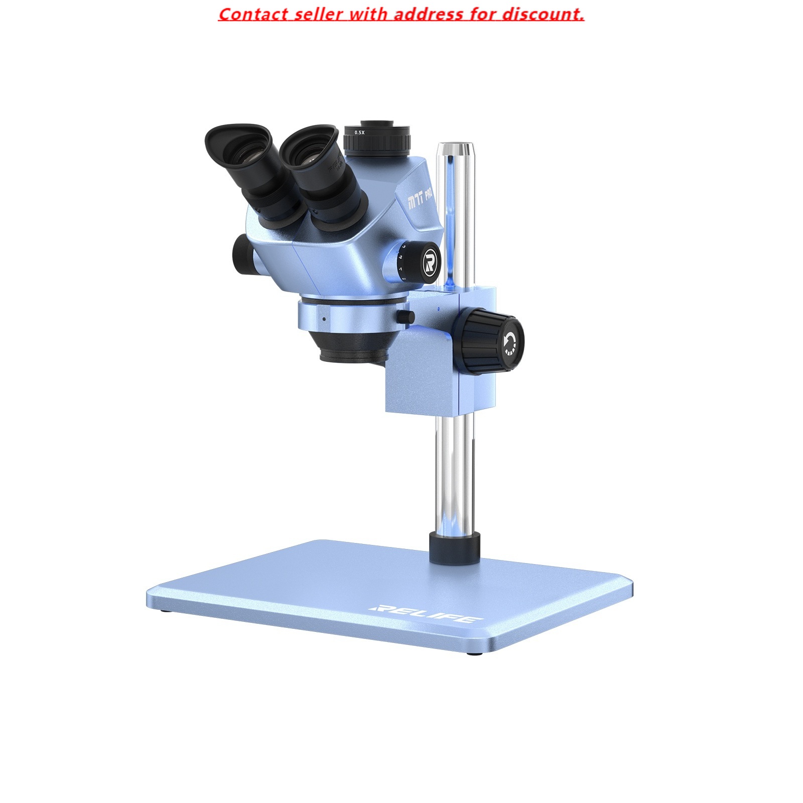 Stereo Trinocular Microscope Pcb - RELIFE RL-M7T Pro-B11 三眼HD実体顕微鏡 携帯電話 ジュエリー修理