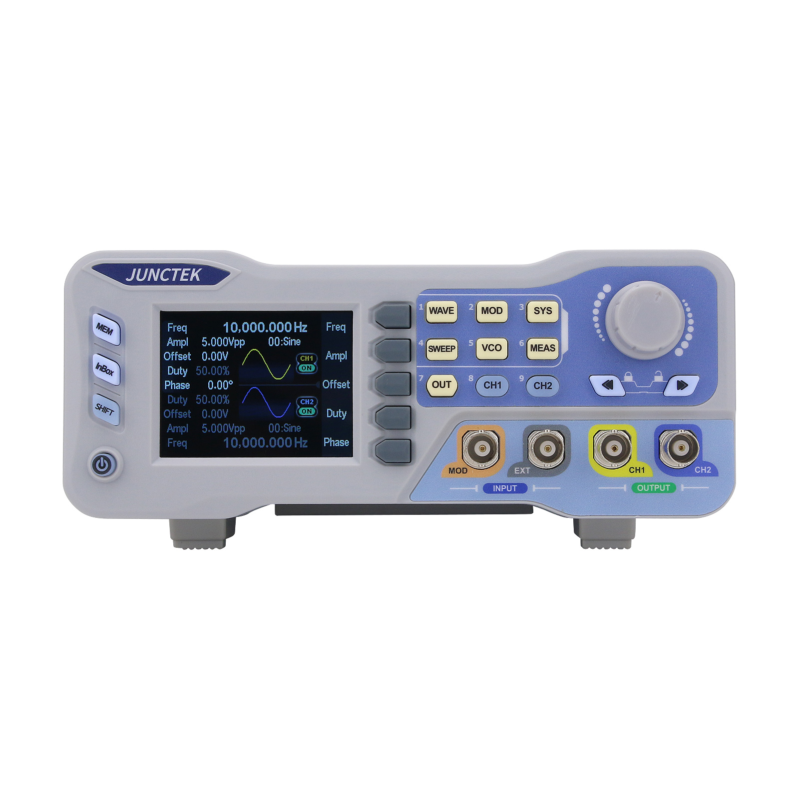 Function Arbitrary Waveform Generator - JDS8060 60MHz デュアルチャンネル DDS 機能付き任意波形信号発生器 高性能周波数カウンター
