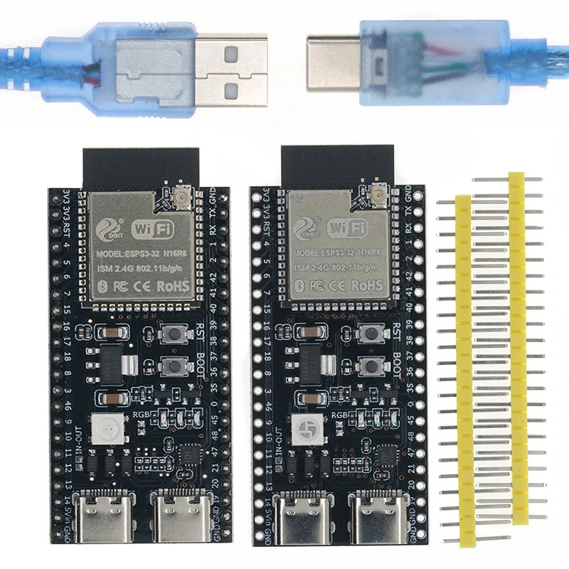 Esp32 S3 Development Board Lot - ESP32 S3開発ボード 拡張アダプターキット付き 2.4G Wifi BTモジュール