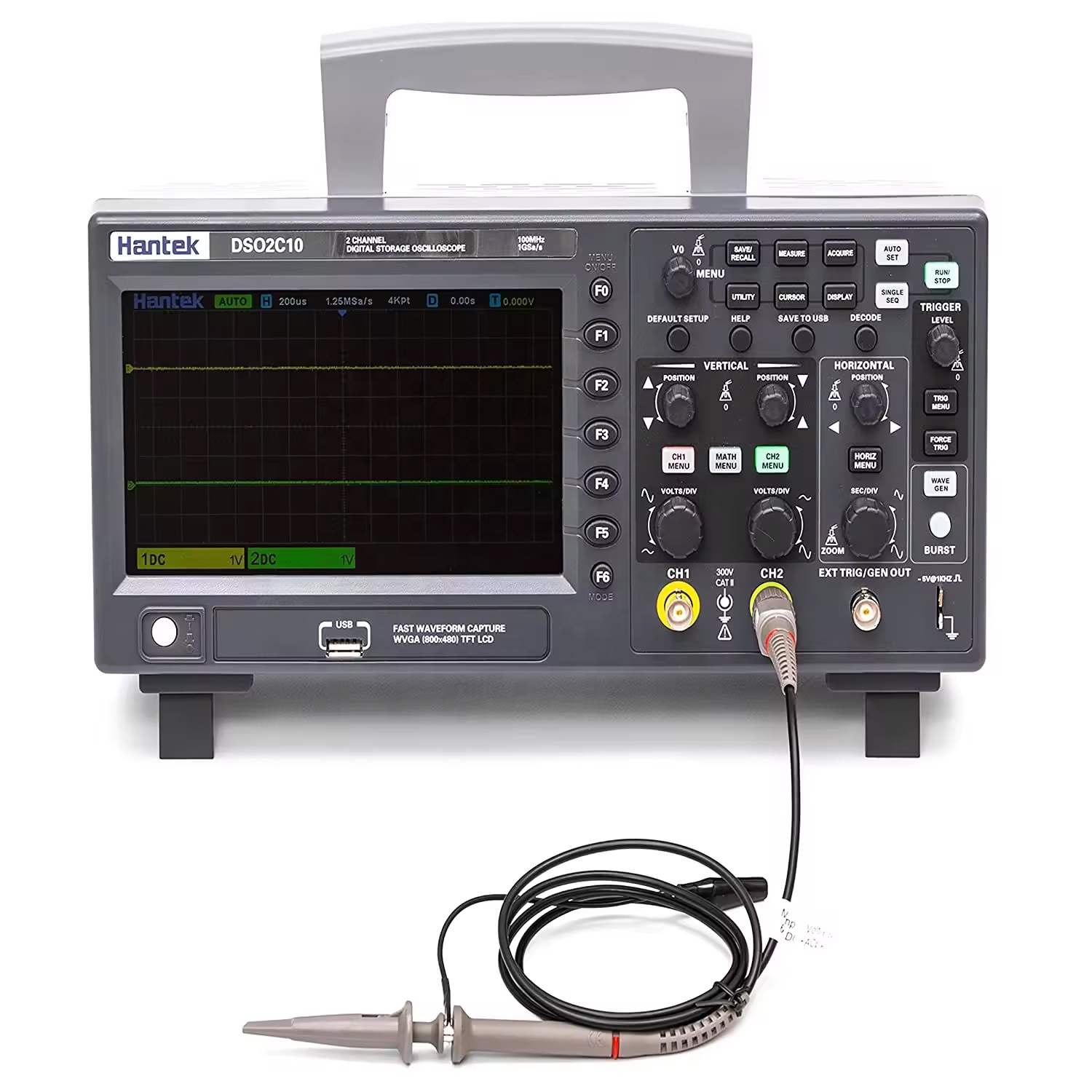 Digital Storage Oscilloscope 100Mhz - DSO2C10 DSO2C15 DSO2C10 2チャンネルデジタルストレージオシロスコープ 100MHz 1GSa/s