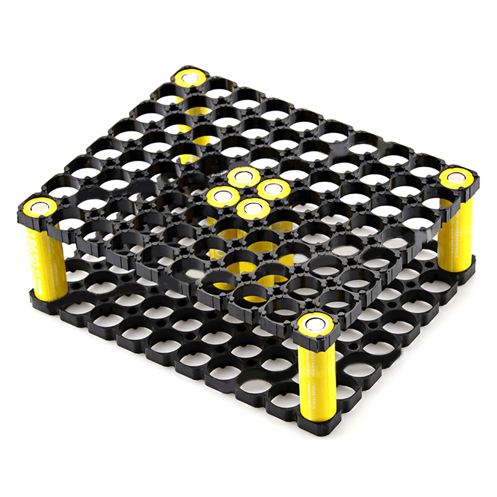 Spot Welder 18650 Battery Pack - 18650 8*10 リチウム電池バッテリーケースホルダー電池ホルダーブラケット DIY 安全防振プラスチック円筒バッテリーパック