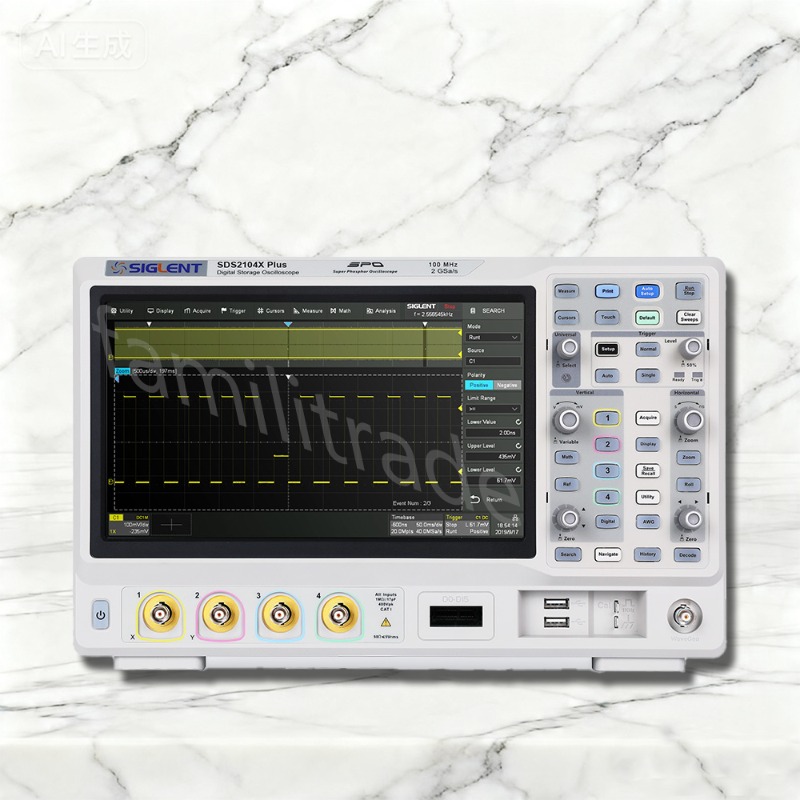 Digital Storage Oscilloscope 100Mhz - 1PC SIGLENT SDS2104X PLUS 4チャンネル 100MHz