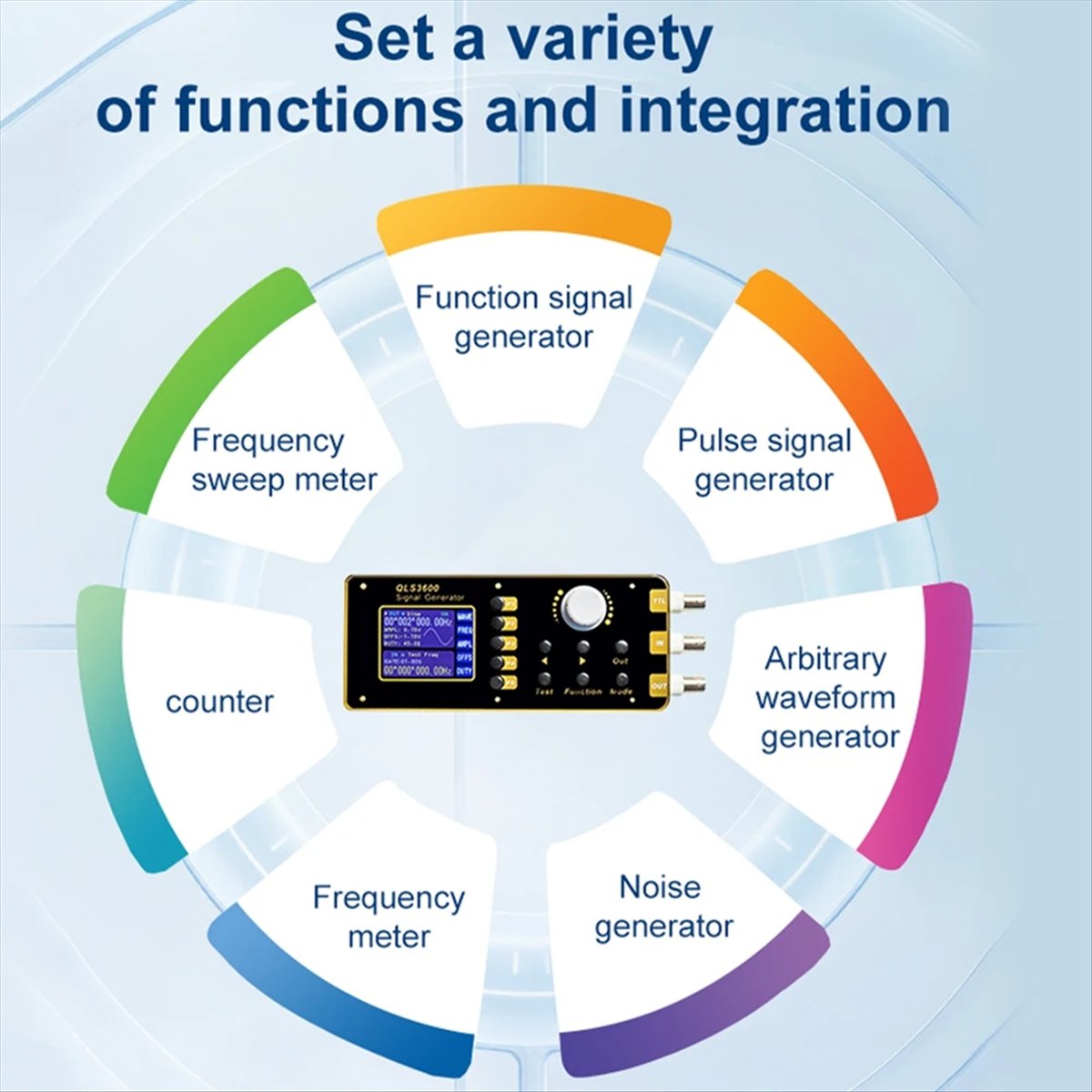 Function Arbitrary Waveform Generator - M85K QLS325S 2.4 インチ DDS 機能/任意波形信号発生器/周波数計