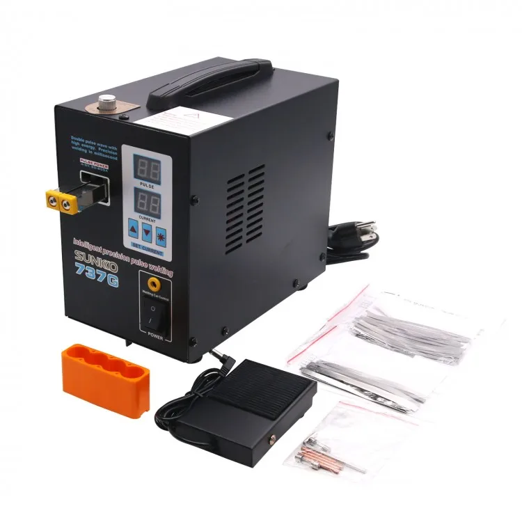 Spot Welder 18650 Battery Pack - 737G スポット溶接機 110V 1.5KW 溶接機 LED