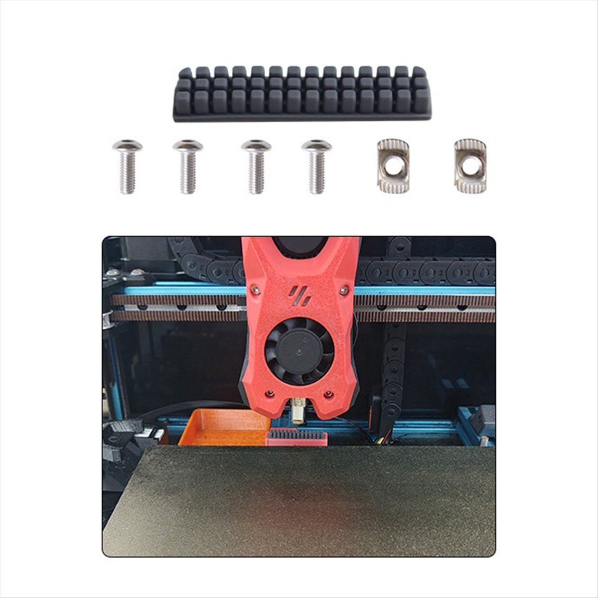 Voron 2.4 R2 Kit - (B63C) Voron 2.4 R2 ノズルシリコンブラシ 3D