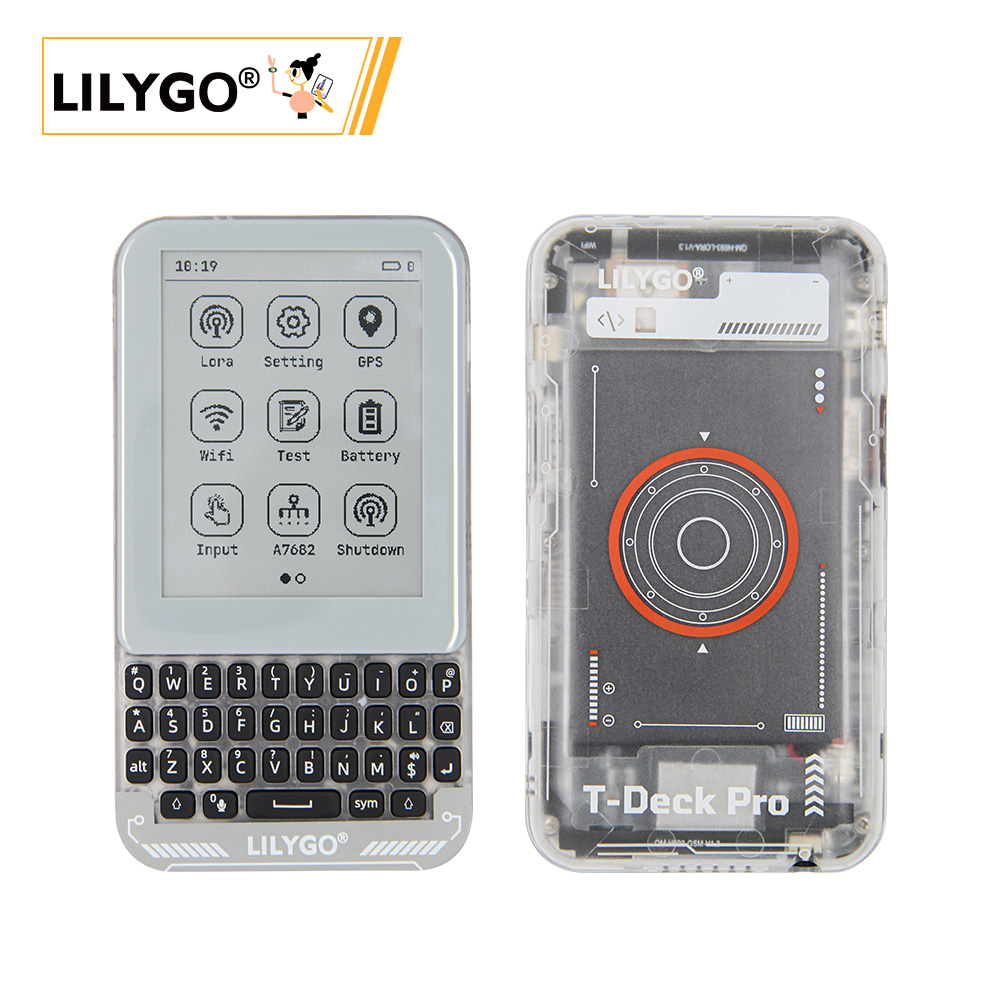 Esp32 S3 Development Board Lot - LILYGO® T-Deck Pro T-デッキプロESP32-S3タッチスクリーン開発ボード,4g/pcm5102/lla/gps e-Paper,qwiicインターフェイス,iot通信デバイス