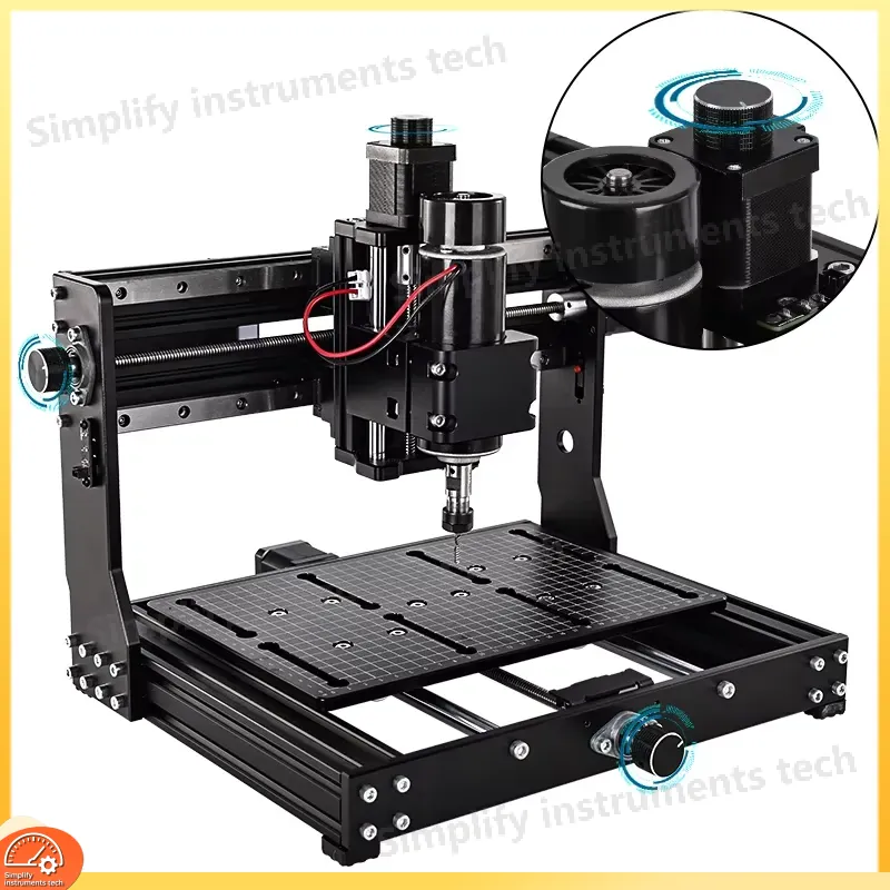Mini Laser Engraver Cnc Router - CNC 3020 Plus ミニCNCルーター彫刻機 デスクトップ木工金属アルミ切断フライス加工機 レーザーモジュール付き