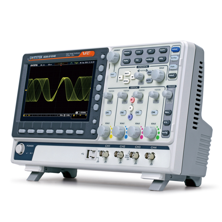 Digital Storage Oscilloscope 100Mhz - グウィンステック GDS-2000Eシリーズ GDS-2204E 200MHz/100MHz デジタルストレージオシロスコープ