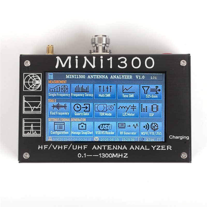 ABUI-Mini1300 4.3インチ ベクトルネットワー - Signal Generator Spectrum Analyzer のレビューと価格