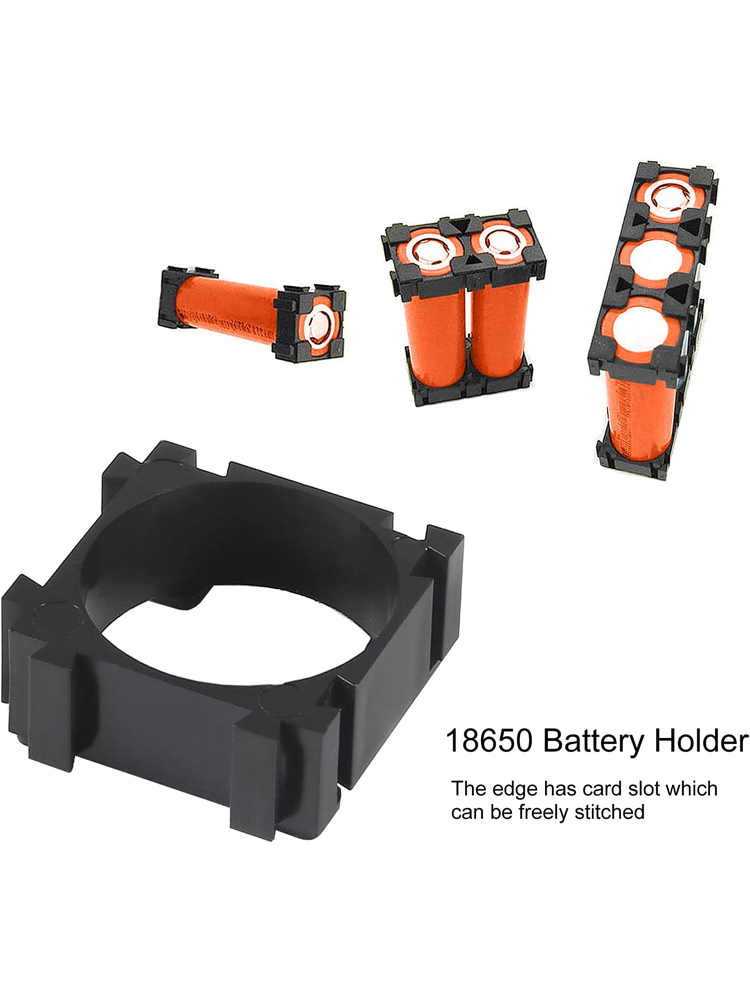 100個 18650バッテリーホルダー プラスチック製セルス - Spot Welder 18650 Battery Pack のレビューと価格