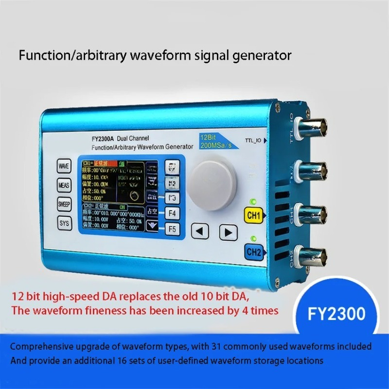 FY2300 デュアルチャンネル DDS 機能付き任意波形信 - Function Arbitrary Waveform Generator のレビューと価格