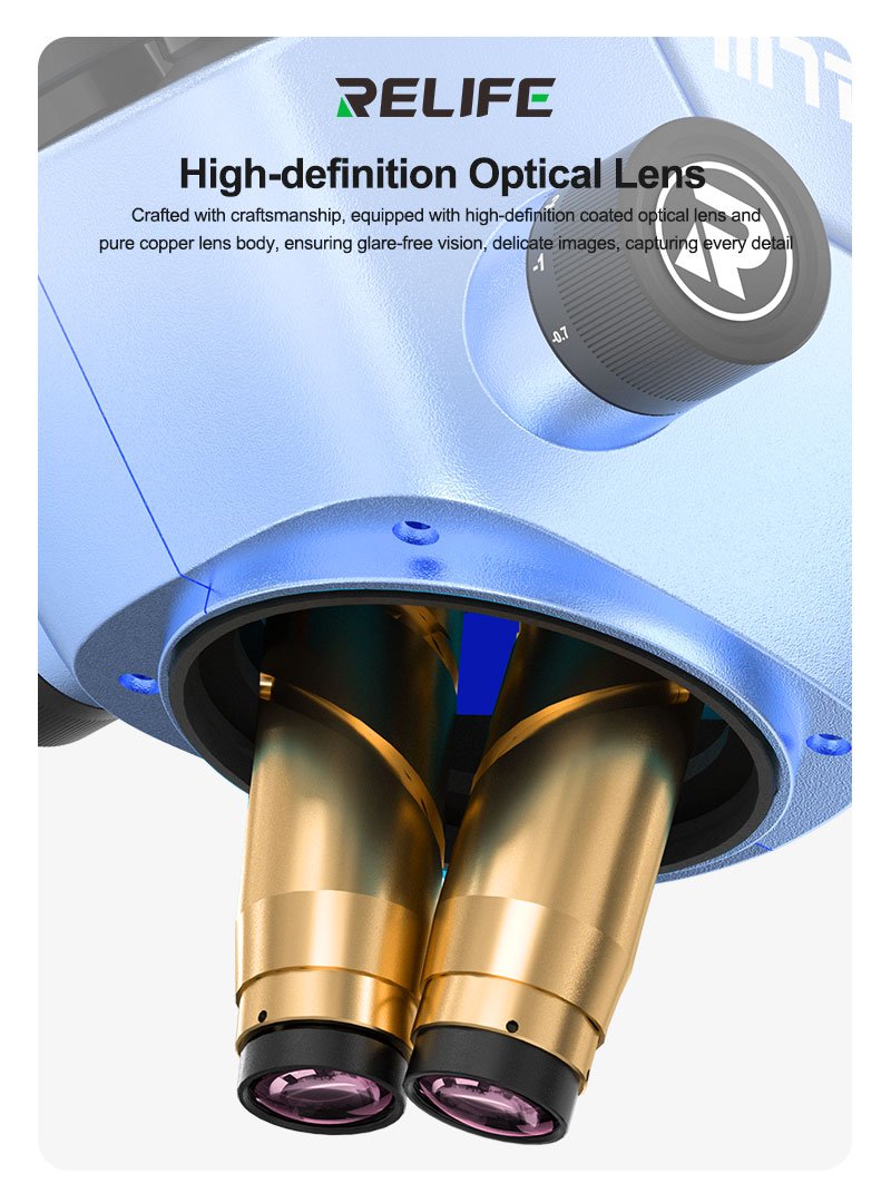 RELIFE RL-M7T Pro-B11 三眼HD実体顕微 - Stereo Trinocular Microscope Pcb のレビューと価格