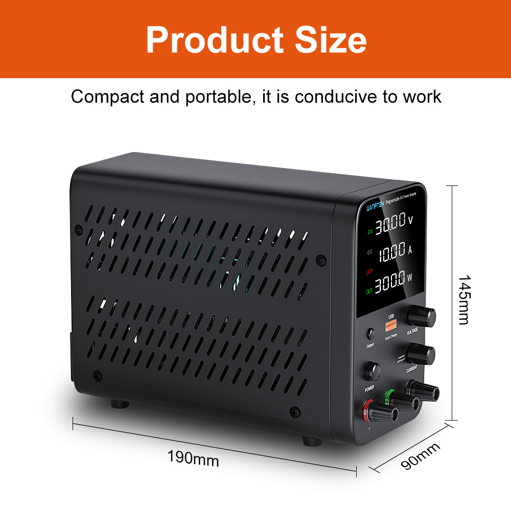 Wanptek プログラマブル DC 電源 WPS3010H - Programmable Dc Power Supply 30V 10A のレビューと価格