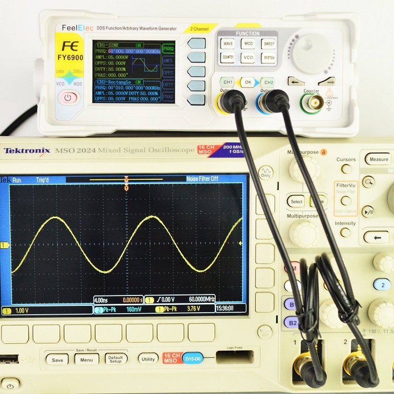 Feelelec FY6900 0-60MHz デジタル信号 - Function Arbitrary Waveform Generator のレビューと価格