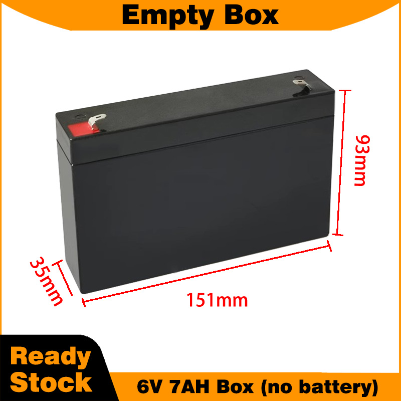 空のバッテリーボックスキット 6V 7AH DIY用 ホルダ - Spot Welder 18650 Battery Pack のレビューと価格
