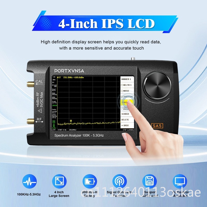 SA5 多機能ハンドヘルドスペクトラムアナライザ 4 インチ - Signal Generator Spectrum Analyzer のレビューと価格