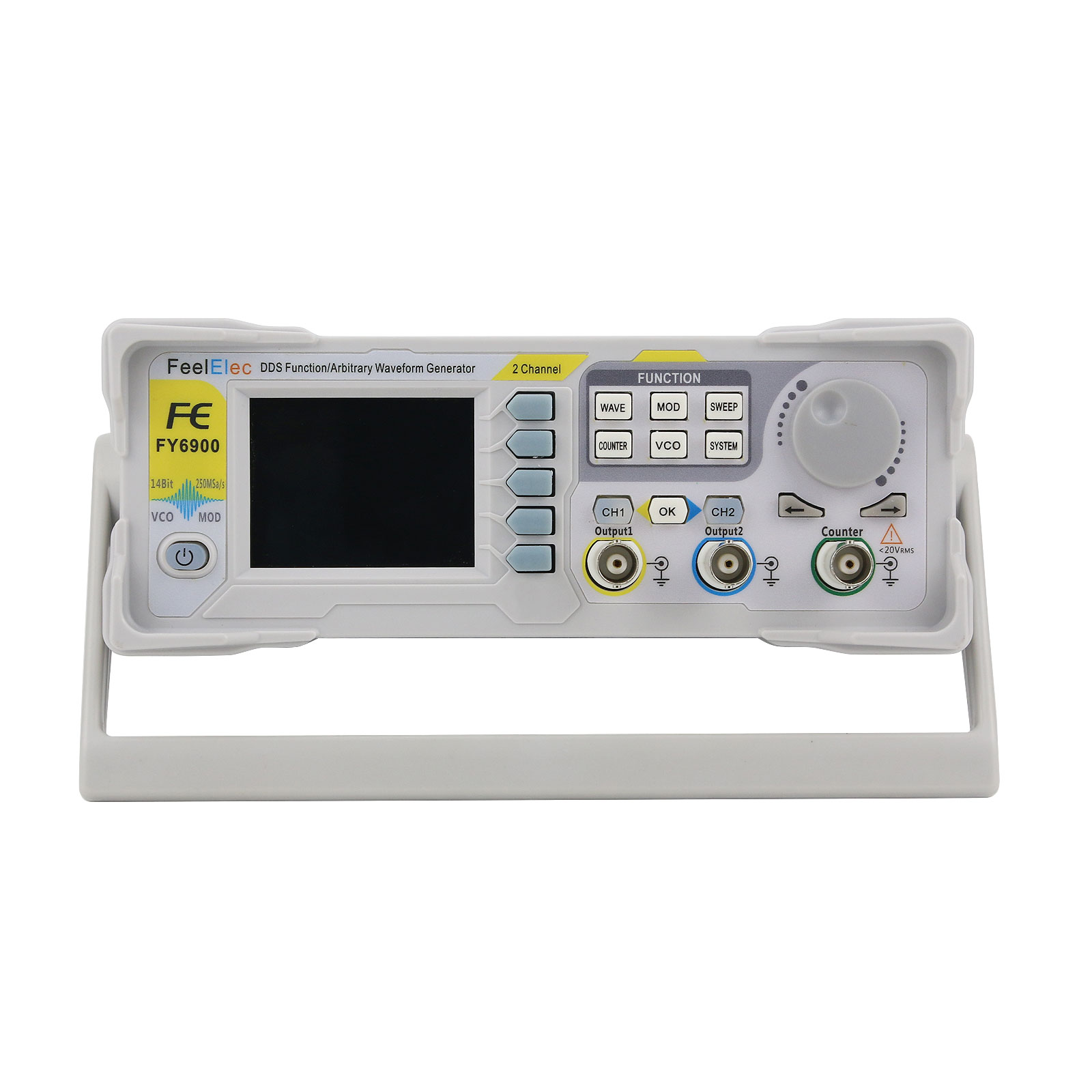FY6900-50M 50MHz 2チャンネル機能付き任意波 - Function Arbitrary Waveform Generator のレビューと価格