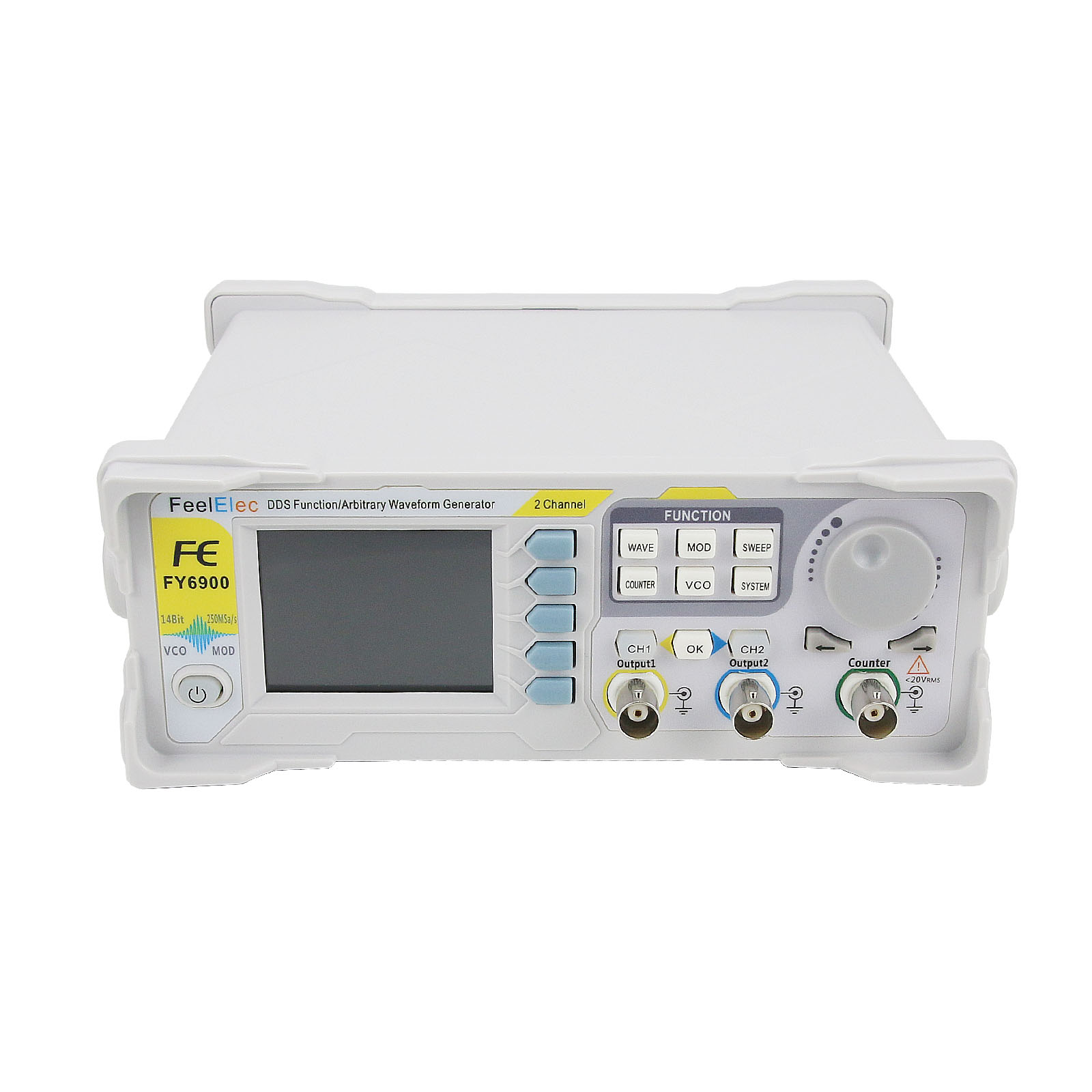 FY6900-50M 50MHz 2チャンネル機能付き任意波 - Function Arbitrary Waveform Generator のレビューと価格