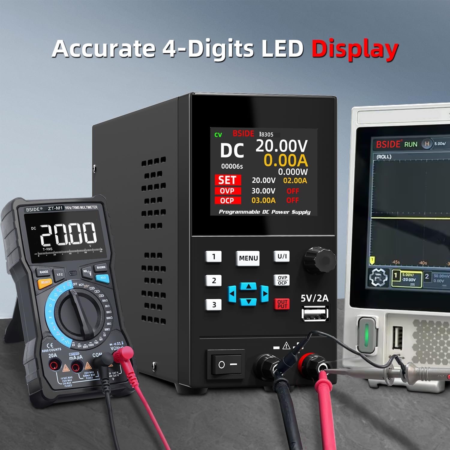 BSIDE DC 研究室用安定化電源 プログラマブル 30V - Programmable Dc Power Supply 30V 10A のレビューと価格