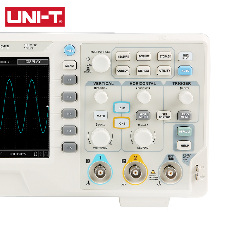 UNI-T デジタル オシロスコープ UTD2102CEX+ - Digital Storage Oscilloscope 100Mhz のレビューと価格
