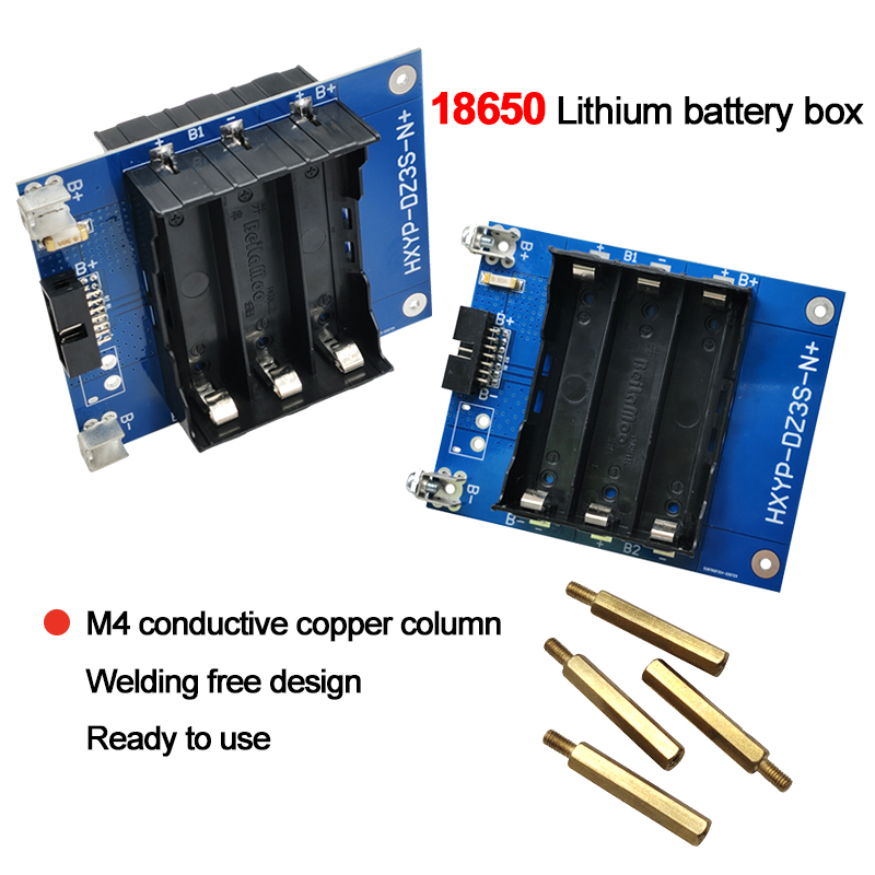 DIY 12V 3S パワーウォールバッテリーホルダー。18 - Spot Welder 18650 Battery Pack のレビューと価格