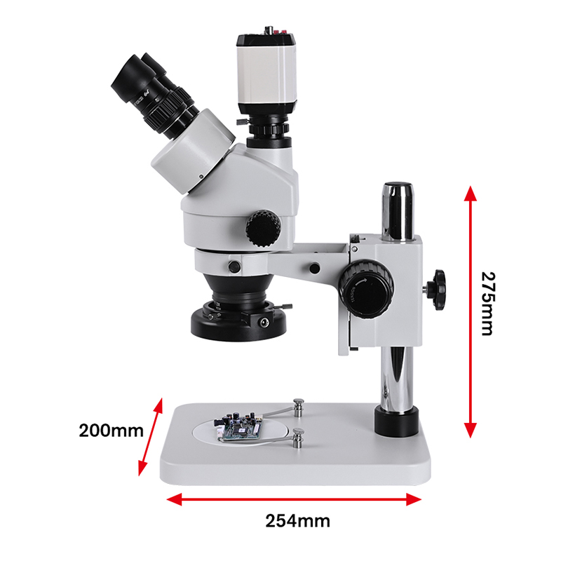 携帯電話、時計、精密はんだ付け、PCB メンテナンス用のカメ - Stereo Trinocular Microscope Pcb のレビューと価格