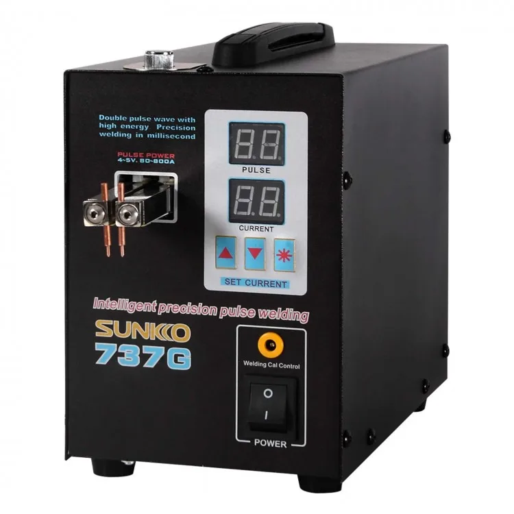 737G スポット溶接機 110V 1.5KW 溶接機 LE - Spot Welder 18650 Battery Pack のレビューと価格
