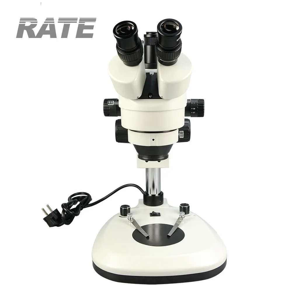 工場用7倍-45倍光学工業用三眼顕微鏡、電子PCB検査用ズー - Stereo Trinocular Microscope Pcb のレビューと価格