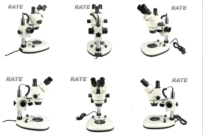 工場用7倍-45倍光学工業用三眼顕微鏡、電子PCB検査用ズー - Stereo Trinocular Microscope Pcb のレビューと価格