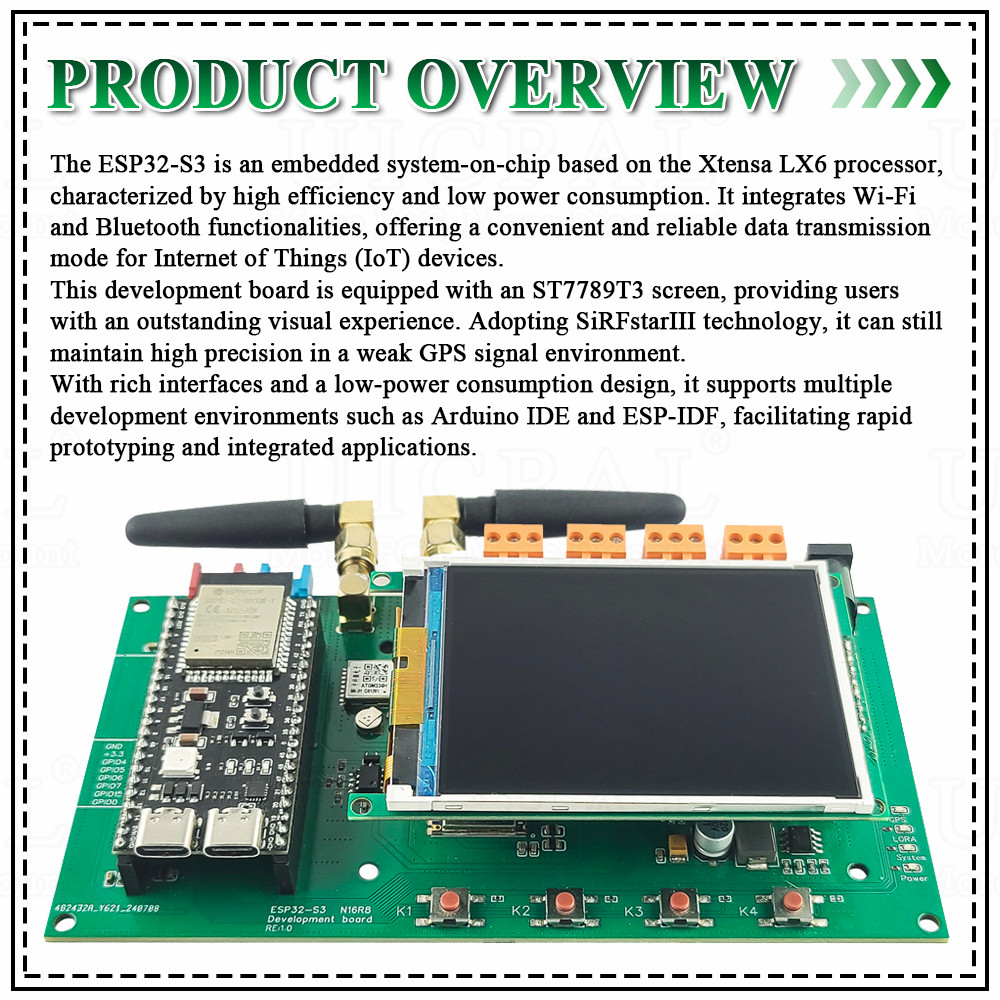 ESP32 S3開発ボードキット,3.2インチディスプレイ, - Esp32 S3 Development Board Lot のレビューと価格