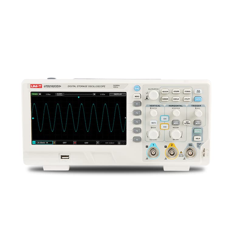 UTD2102CEX+ 高精度100MHzデジタルストレージ - Digital Storage Oscilloscope 100Mhz のレビューと価格