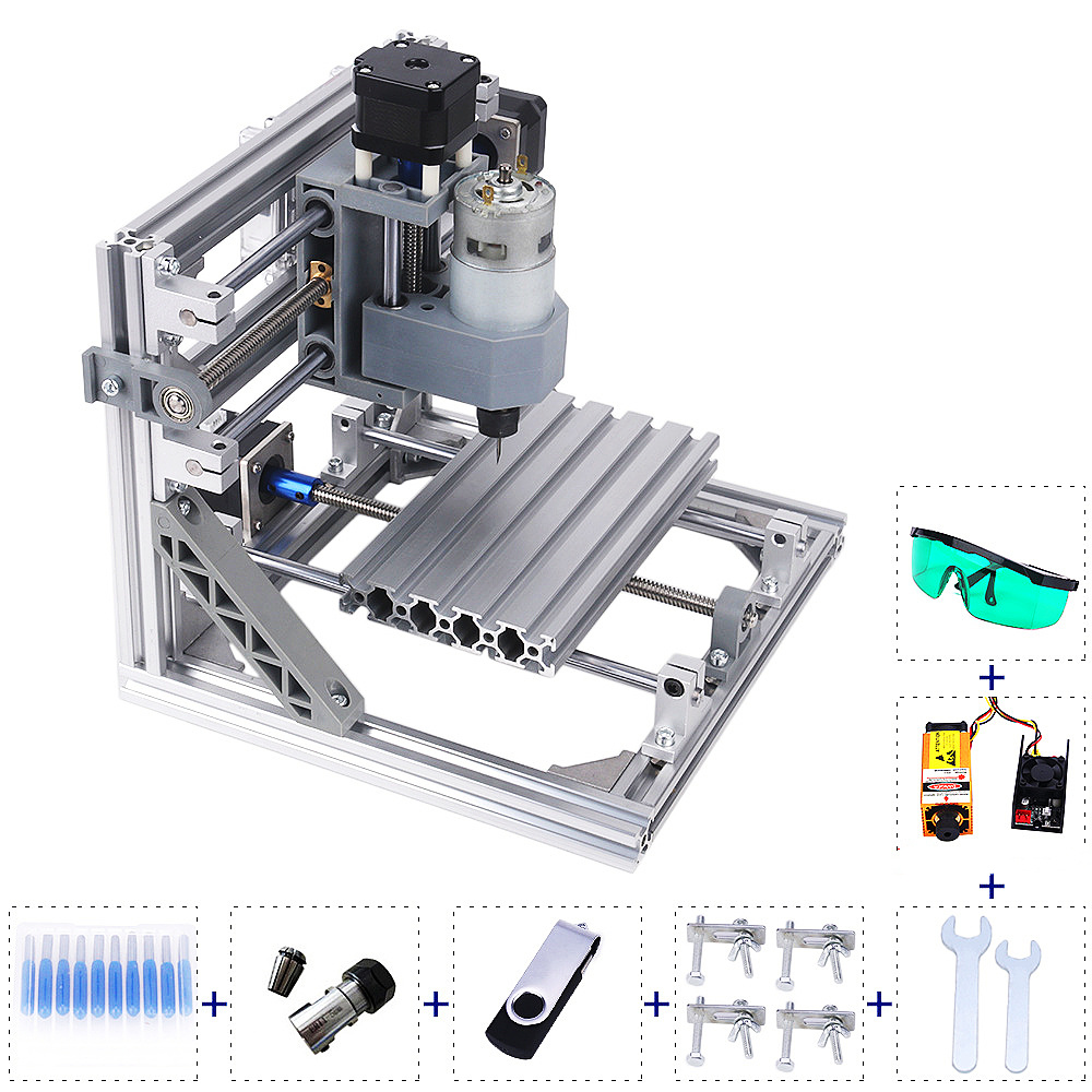 ミニレーザー彫刻機 GRBL制御 DIYカッター 彫刻 木材 - Mini Laser Engraver Cnc Router のレビューと価格