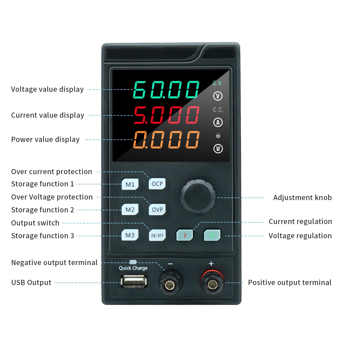 Myami-モバイル修理用の調整可能なDC電源,30v,32 - Programmable Dc Power Supply 30V 10A のレビューと価格