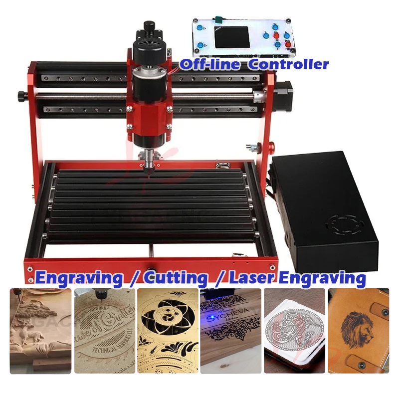 ミニ 3020 スクエアレールフルメタル CNC 彫刻切断機 - Mini Laser Engraver Cnc Router のレビューと価格