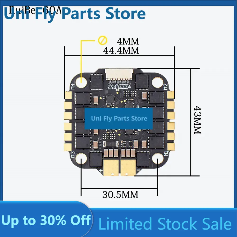 UniFlyJHEMCU F7 スタック F722 デュアル - Fpv Flight Controller F7 Stack 60A のレビューと価格