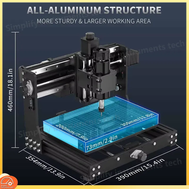 CNC 3020 Plus ミニCNCルーター彫刻機 デスク - Mini Laser Engraver Cnc Router のレビューと価格