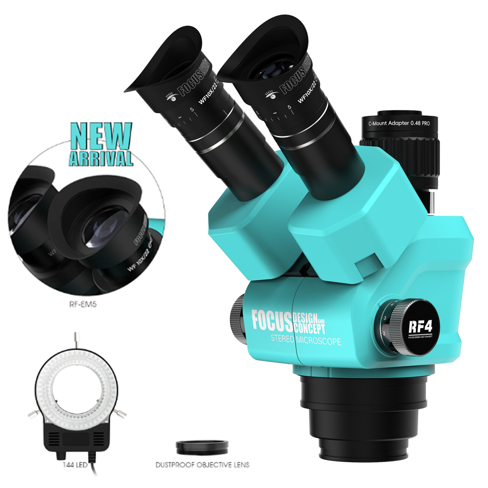 RF4三眼顕微鏡RF-6555PRO MAXは、携帯電話PC - Stereo Trinocular Microscope Pcb のレビューと価格