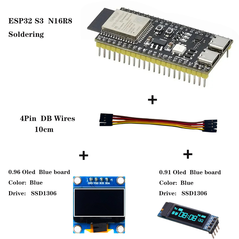 拡張アダプターキット付きESP32-S3開発ボード 2.4G - Esp32 S3 Development Board Lot のレビューと価格