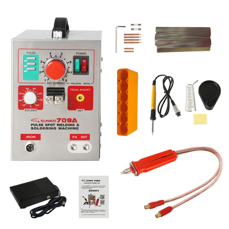 1.5KW SUNKKO 709A 220/110V バッテ - Spot Welder 18650 Battery Pack のレビューと価格