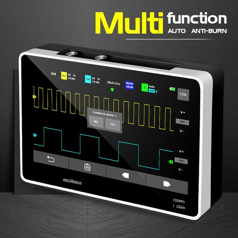 ポータブルデジタルストレージオシロスコープキット 2チャンネ - Digital Storage Oscilloscope 100Mhz のレビューと価格